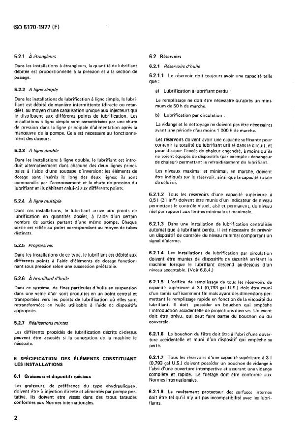 ISO 5170:1977 ISO 5170:1977 - Machines-outils -- Installations de lubrification - Page 4 preview