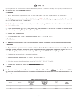 ASTM C712-22 REDLINE ASTM C712-22 - Standard Test Method for Bubbling of One-Part, Elastomeric, Solvent-Release Type Sealants - Page 2 preview