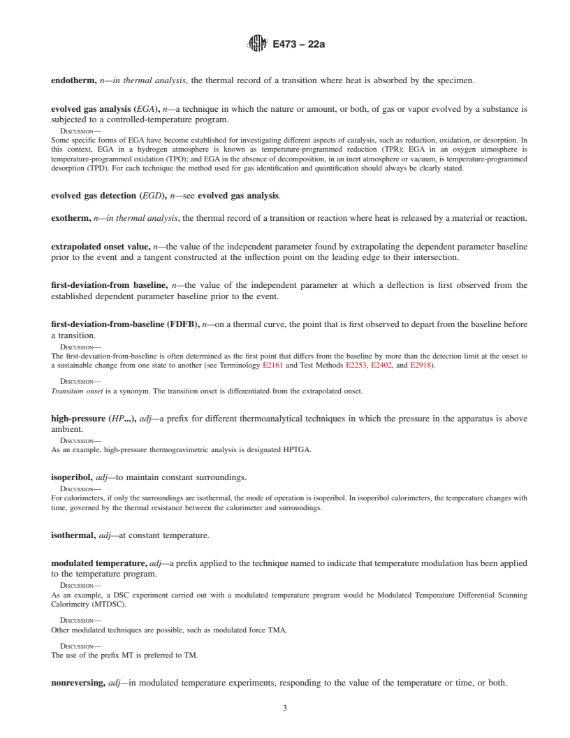 REDLINE ASTM E473-22a - Standard Terminology Relating to  Thermal Analysis and Rheology