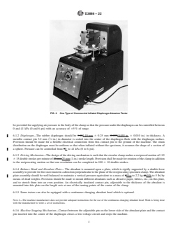 ASTM D3886-22 REDLINE ASTM D3886-22 - Standard Test Method for Abrasion Resistance of Textile Fabrics (Inflated Diaphragm Apparatus) - Page 4 preview