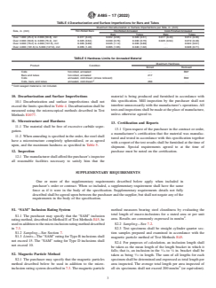 ASTM A485-17(2022) ASTM A485-17(2022) - Standard Specification for High Hardenability Antifriction Bearing Steel - Page 3 preview