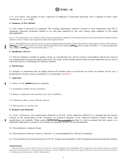 ASTM D7253-22 REDLINE ASTM D7253-22 - Standard Test Method for Polyurethane Raw Materials: Determination of Acidity as Acid Number for Polyether Polyols - Page 2 preview