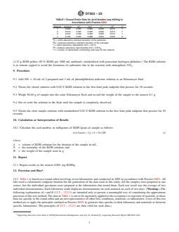 ASTM D7253-22 REDLINE ASTM D7253-22 - Standard Test Method for Polyurethane Raw Materials: Determination of Acidity as Acid Number for Polyether Polyols - Page 3 preview