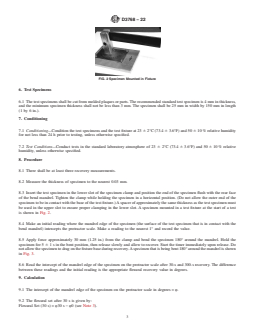 REDLINE ASTM D3768-22 - Standard Test Method for  Microcellular Urethanes—Flexural Recovery