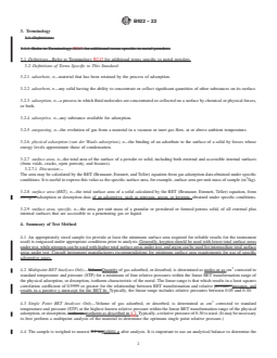 ASTM B922-22 REDLINE ASTM B922-22 - Standard Test Method for Metal Powder Specific Surface Area by Physical Adsorption - Page 2 preview