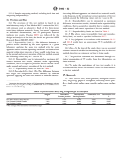 ASTM B922-22 ASTM B922-22 - Standard Test Method for Metal Powder Specific Surface Area by Physical Adsorption - Page 4 preview