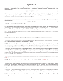 ASTM D5599-22 REDLINE ASTM D5599-22 - Standard Test Method for Determination of Oxygenates in Gasoline by Gas Chromatography and Oxygen Selective Flame Ionization Detection - Page 3 preview