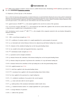 ASTM D6415/D6415M-22 REDLINE ASTM D6415/D6415M-22 - Standard Test Method for Measuring the Curved Beam Strength of a Fiber-Reinforced Polymer-Matrix Composite - Page 3 preview