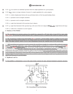 ASTM D6415/D6415M-22 REDLINE ASTM D6415/D6415M-22 - Standard Test Method for Measuring the Curved Beam Strength of a Fiber-Reinforced Polymer-Matrix Composite - Page 4 preview