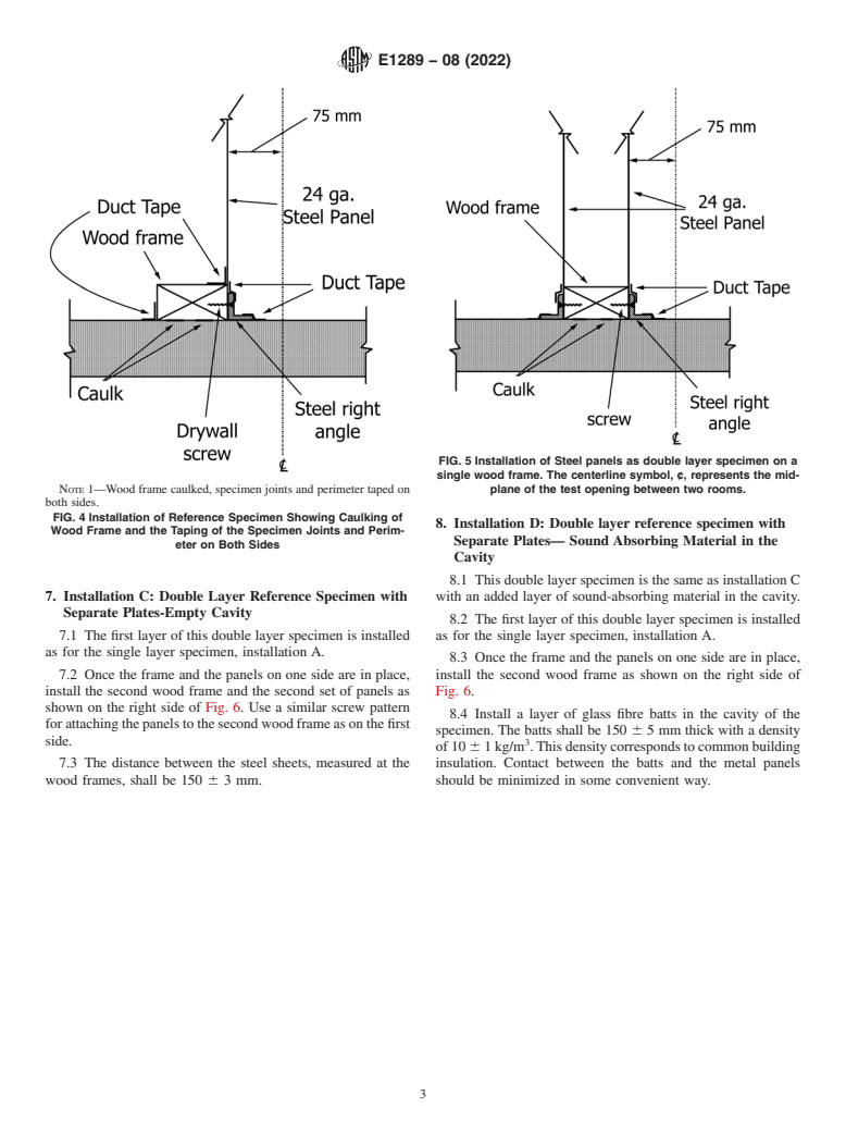 ASTM E1289-08(2022) - Standard Specification for  Reference Specimen for Sound Transmission Loss