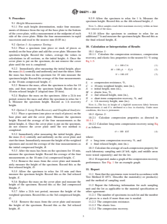 ASTM D6571-22 ASTM D6571-22 - Standard Test Method for Determination of Compression Resistance and Recovery Properties of Highloft Nonwoven Fabric Using Static Force Loading - Page 3 preview