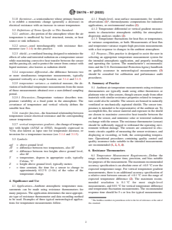 ASTM D6176-97(2022) ASTM D6176-97(2022) - Standard Practice for Measuring Surface Atmospheric Temperature with Electrical Resistance Temperature Sensors - Page 2 preview