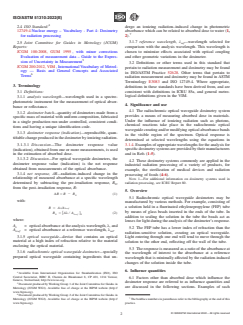 ASTM ISO/ASTM51310-22 ASTM ISO/ASTM51310-22 - Standard Practice for Use of a Radiochromic Optical Waveguide Dosimetry System - Page 2 preview