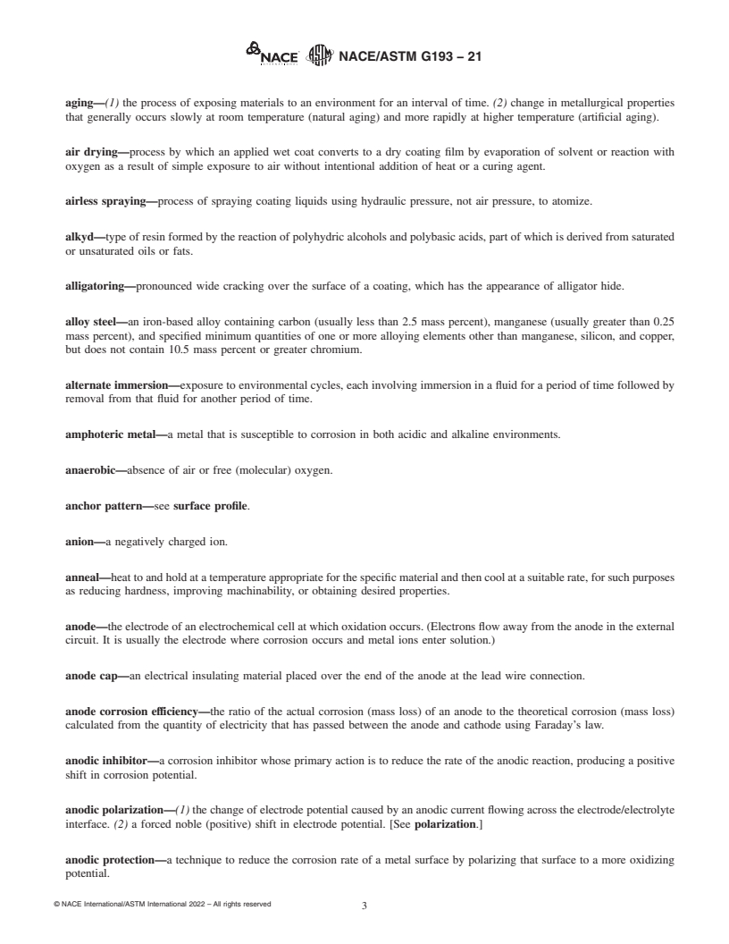 REDLINE ASTM G193-21 - Standard Terminology and Acronyms Relating to Corrosion