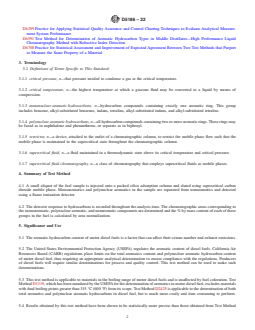 ASTM D5186-22 REDLINE ASTM D5186-22 - Standard Test Method for Determination of the Aromatic Content and Polynuclear Aromatic Content of Diesel Fuels By Supercritical Fluid Chromatography - Page 2 preview