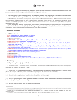 ASTM F2907-22 REDLINE ASTM F2907-22 - Standard Consumer Safety Specification for Sling Carriers - Page 2 preview