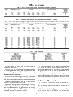ASTM D7193-17(2022) ASTM D7193-17(2022) - Standard Specification for Unsintered Pigmented Polytetrafluoroethylene (PTFE) Extruded Film or Tape - Page 3 preview