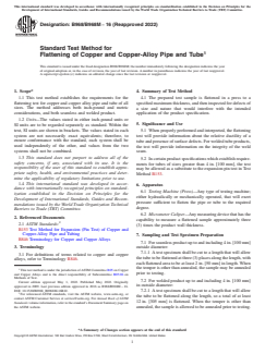 ASTM B968/B968M-16(2022) ASTM B968/B968M-16(2022) - Standard Test Method for Flattening of Copper and Copper-Alloy Pipe and Tube - Page 1 preview