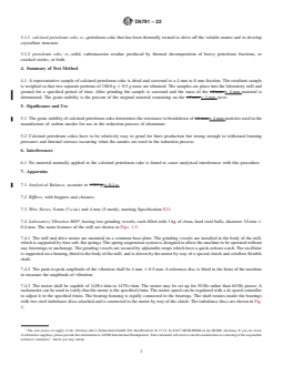ASTM D6791-22 REDLINE ASTM D6791-22 - Standard Test Method for Determination of Grain Stability of Calcined Petroleum Coke - Page 2 preview