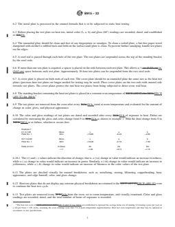 ASTM B915-22 REDLINE ASTM B915-22 - Standard Test Method for Measuring Static Heat Resistance of Self-Cleaning Oven Coating - Page 3 preview