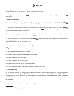 ASTM B915-22 REDLINE ASTM B915-22 - Standard Test Method for Measuring Static Heat Resistance of Self-Cleaning Oven Coating - Page 4 preview