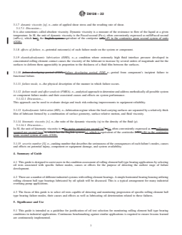 ASTM D8128-22 REDLINE ASTM D8128-22 - Standard Guide for Monitoring Failure Mode Progression in Industrial Applications with Rolling Element Ball Type Bearings - Page 3 preview