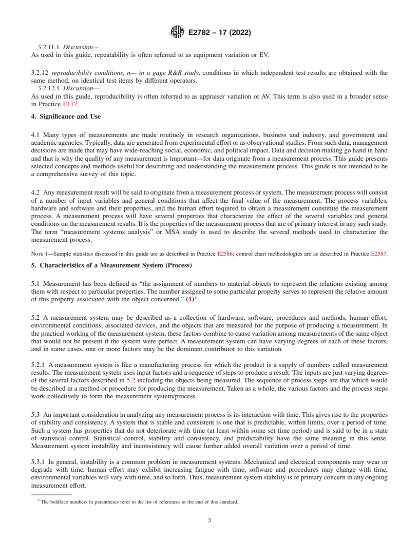 REDLINE ASTM E2782-17(2022) - Standard Guide for  Measurement Systems Analysis (MSA)