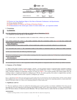ASTM D381-22 REDLINE ASTM D381-22 - Standard Test Method for Gum Content in Fuels by Jet Evaporation - Page 2 preview