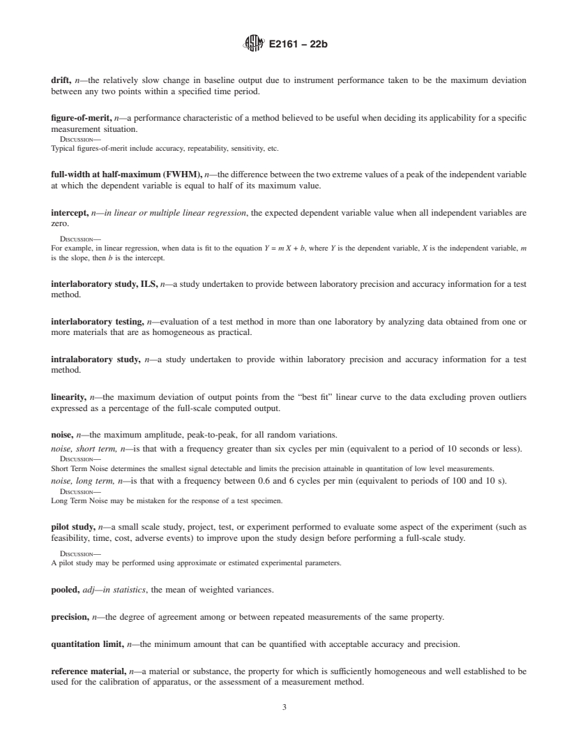 REDLINE ASTM E2161-22b - Standard Terminology Relating to  Performance Validation in Thermal Analysis and Rheology