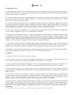 ASTM D2857-22 REDLINE ASTM D2857-22 - Standard Practice for Dilute Solution Viscosity of Polymers - Page 3 preview