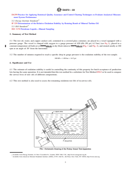 ASTM D2272-22 REDLINE ASTM D2272-22 - Standard Test Method for Oxidation Stability of Steam Turbine Oils by Rotating Pressure Vessel - Page 2 preview