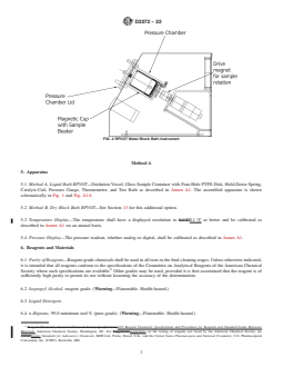 ASTM D2272-22 REDLINE ASTM D2272-22 - Standard Test Method for Oxidation Stability of Steam Turbine Oils by Rotating Pressure Vessel - Page 3 preview