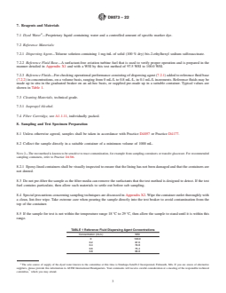 ASTM D8073-22 REDLINE ASTM D8073-22 - Standard Test Method for Determination of Water Separation Characteristics of Aviation Turbine Fuel by Small Scale Water Separation Instrument - Page 3 preview