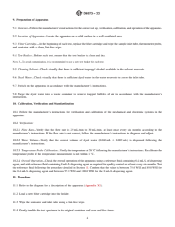 ASTM D8073-22 REDLINE ASTM D8073-22 - Standard Test Method for Determination of Water Separation Characteristics of Aviation Turbine Fuel by Small Scale Water Separation Instrument - Page 4 preview