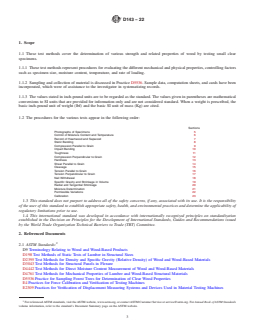 REDLINE ASTM D143-22 - Standard Test Methods for  Small Clear Specimens of Timber