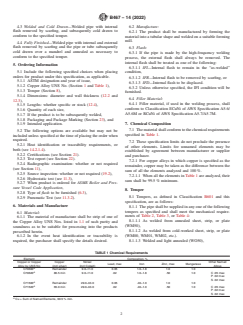ASTM B467-14(2022) ASTM B467-14(2022) - Standard Specification for Welded Copper-Nickel Pipe - Page 2 preview