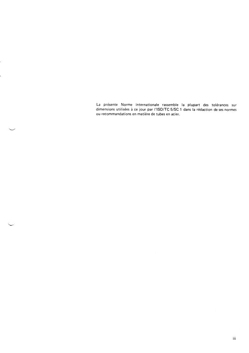 ISO 5252:1977 - Steel tubes — Tolerance systems
Released:11/1/1977