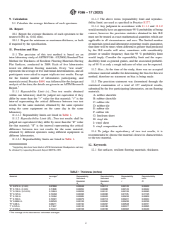 ASTM F386-17(2022) ASTM F386-17(2022) - Standard Test Method for Thickness of Resilient Flooring Materials Having Flat Surfaces - Page 2 preview