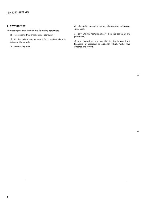 ISO 5263:1979 ISO 5263:1979 - Pulps -- Laboratory wet disintegration - Page 4 preview