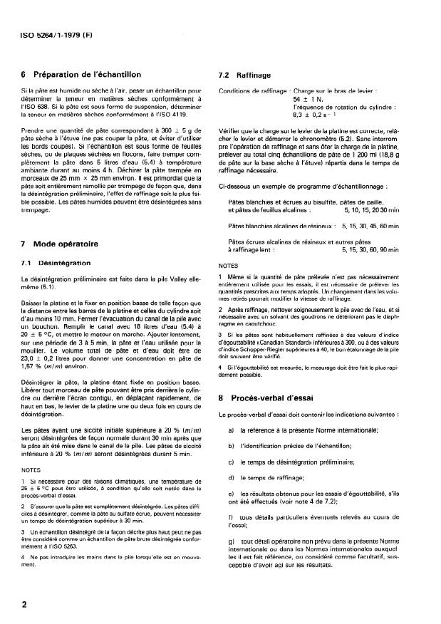 ISO 5264-1:1979 ISO 5264-1:1979 - Pâtes -- Raffinage de laboratoire - Page 4 preview