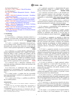 ASTM F3050-22a ASTM F3050-22a - Standard Guide for Conformity Assessment of Personal Protective Clothing and Equipment - Page 2 preview