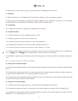 ASTM F1534-22 REDLINE ASTM F1534-22 - Standard Test Method for Determining Changes in Fire-Test-Response Characteristics of Cushioning Materials After Water Leaching - Page 4 preview