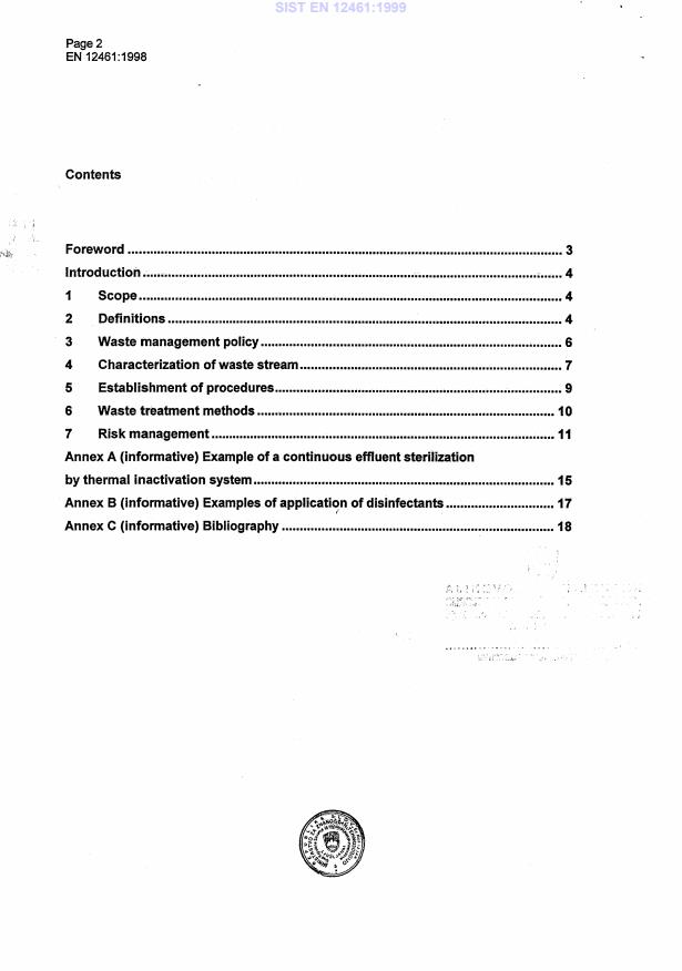 EN 12461:1998 EN 12461:1999 - Page 4 preview