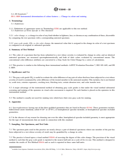 ASTM E3040-22 REDLINE ASTM E3040-22 - Standard Practice for Evaluation of Instrumental Color Difference with a Gray Scale - Page 2 preview