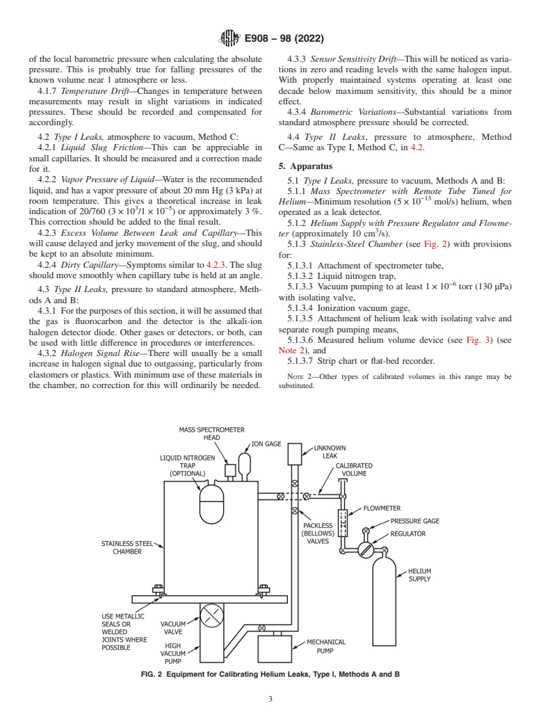 ASTM E908-98(2022) - Standard Practice for  Calibrating Gaseous Reference Leaks