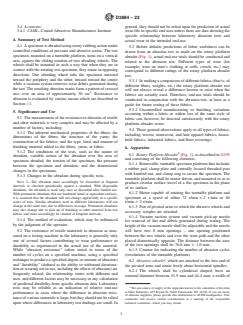 ASTM D3884-22 ASTM D3884-22 - Standard Guide for Abrasion Resistance of Textile Fabrics (Rotary Platform Abrader Method) - Page 2 preview