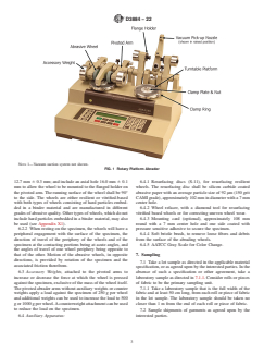 ASTM D3884-22 ASTM D3884-22 - Standard Guide for Abrasion Resistance of Textile Fabrics (Rotary Platform Abrader Method) - Page 3 preview