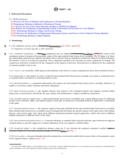 ASTM F2077-22 REDLINE ASTM F2077-22 - Standard Test Methods for Intervertebral Body Fusion Devices - Page 2 preview