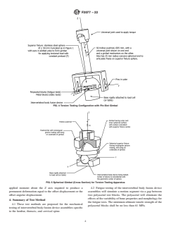 ASTM F2077-22 ASTM F2077-22 - Standard Test Methods for Intervertebral Body Fusion Devices - Page 4 preview