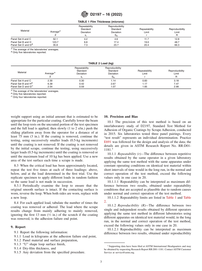 ASTM D2197-16(2022) - Standard Test Method for Adhesion of Organic Coatings by Scrape Adhesion